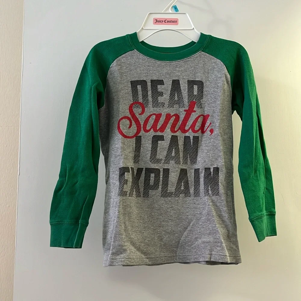 Carter’s Kids Dear Santa Christmas Tee Shirt size 8